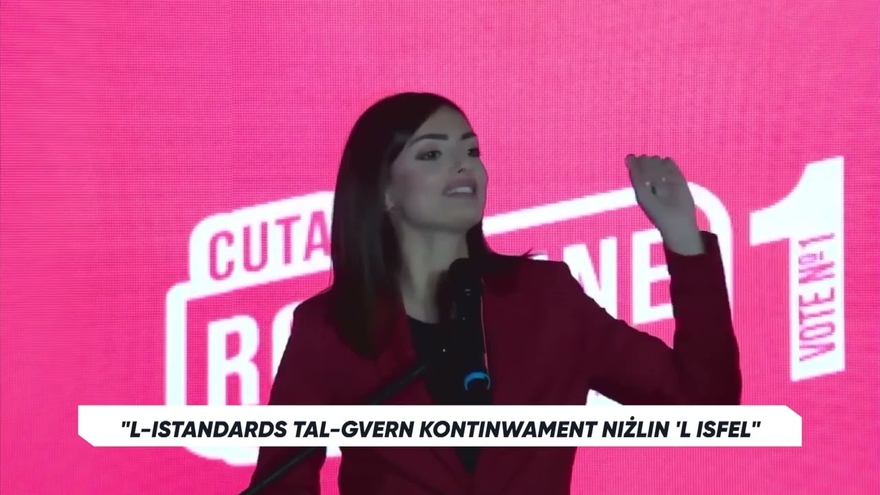 &ldquo;L-istandards tal-gvern kontinwament niżlin 'l isfel&rdquo;