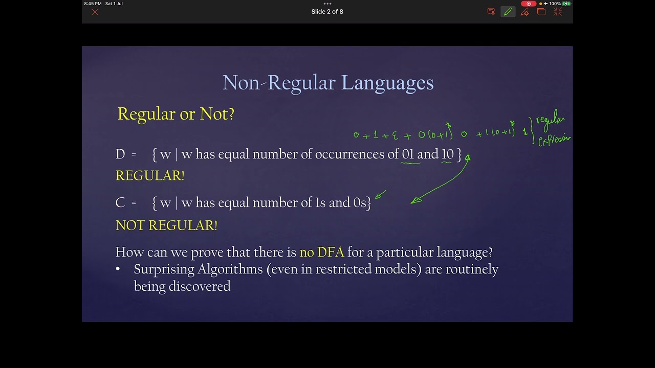 Lecture 7: Pumping Lemma