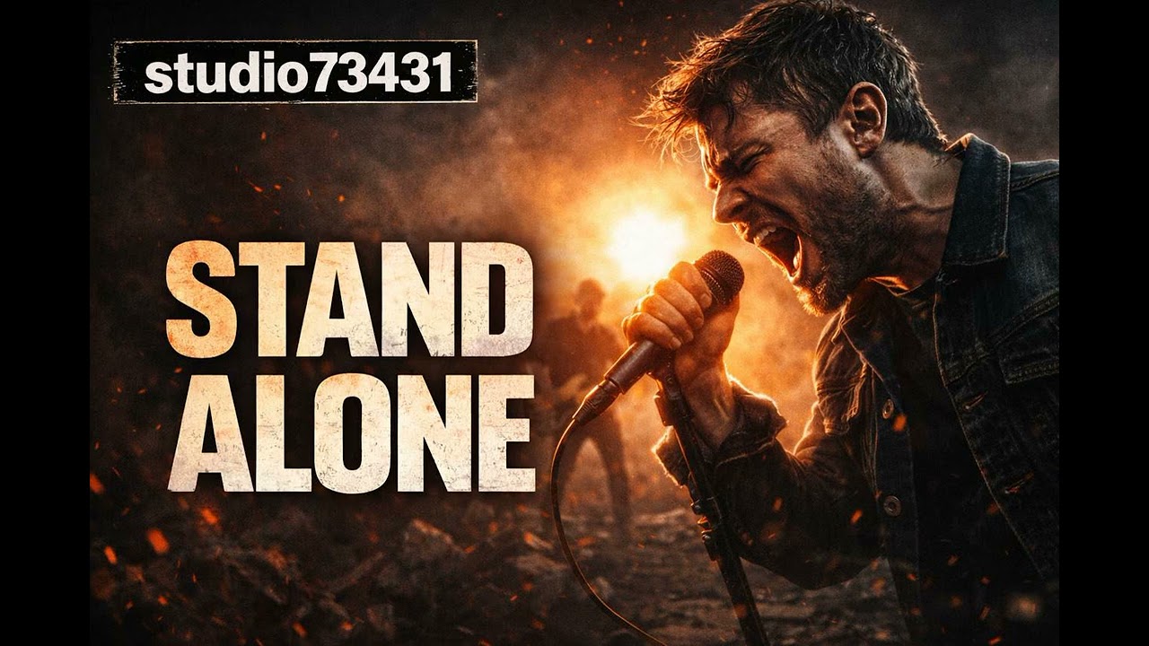 STAND ALONE | Powerful English Rock Song | Studio73431 #newmusic #rockmusic #shorts #fyp
