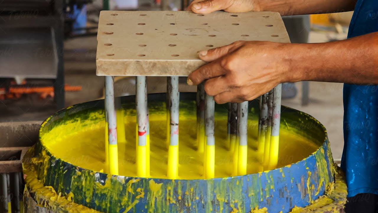 Amazing Way they Mass-Produce Billions of Rubber Bands in Factory