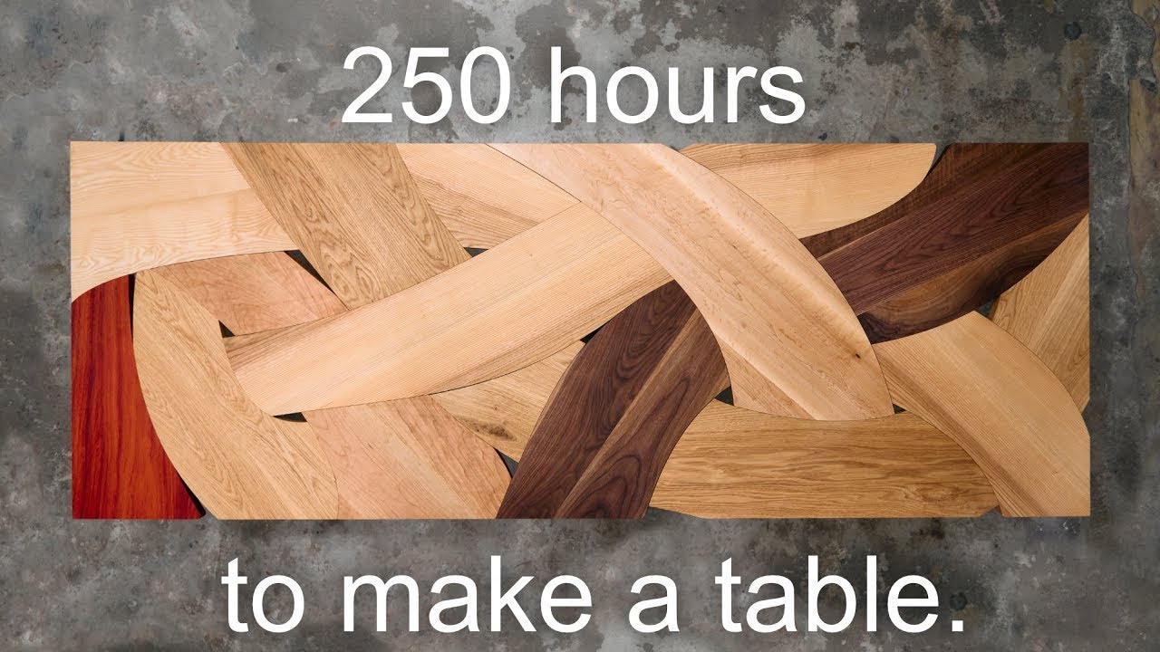 This table took 250 hours to make and it was worth it.