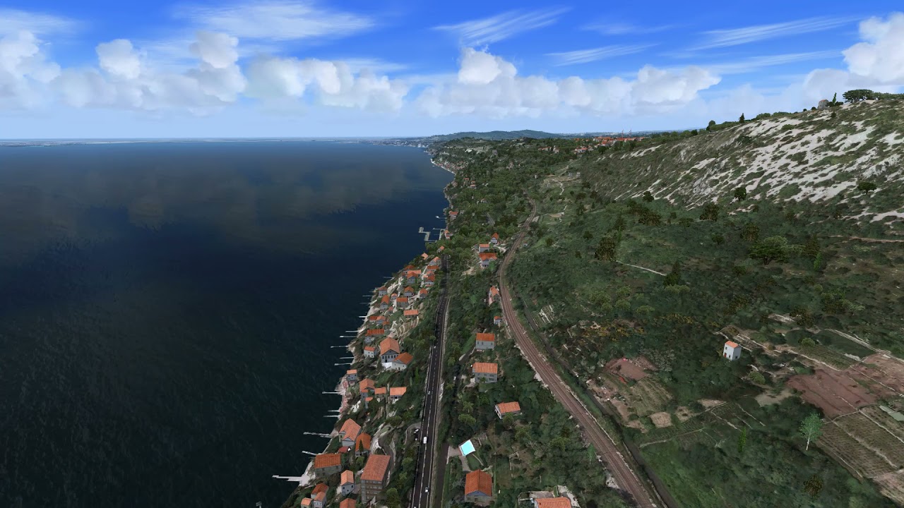 TRIESTE  2020 COSTIERA DALL'ALTO 3D