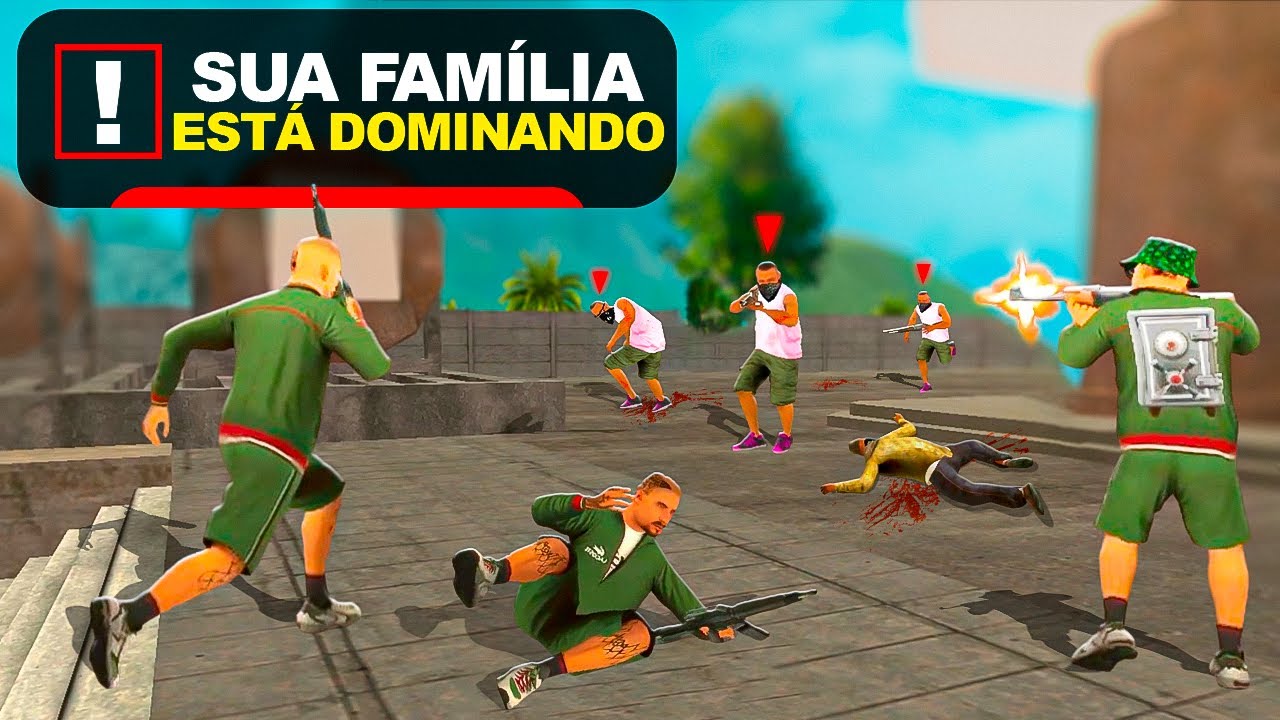 😲 VENCEMOS TODAS GUERRAS DE FAMÍLIAS! RIO RISE RP (NOVO GTA RP MOBILE)