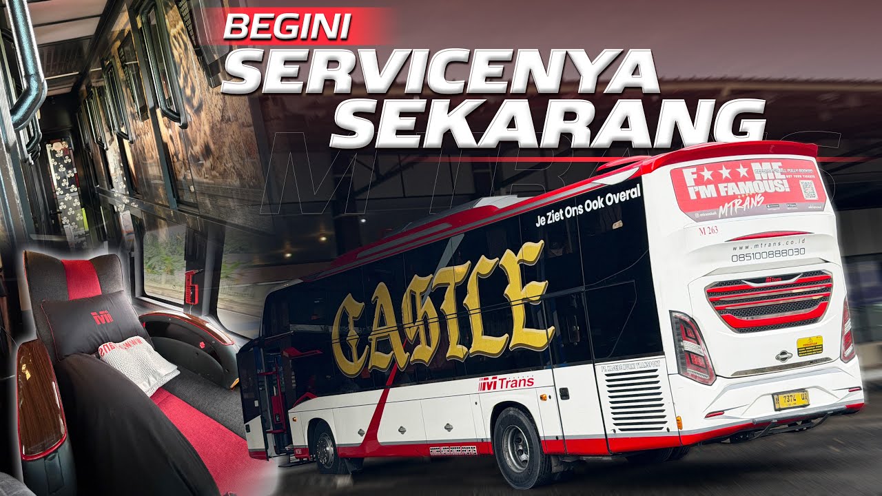 PERTAMA KALI NAIK BUS MTRANS DI 2026‼️Trip Pondok Cabe - Malang with MTrans Castle