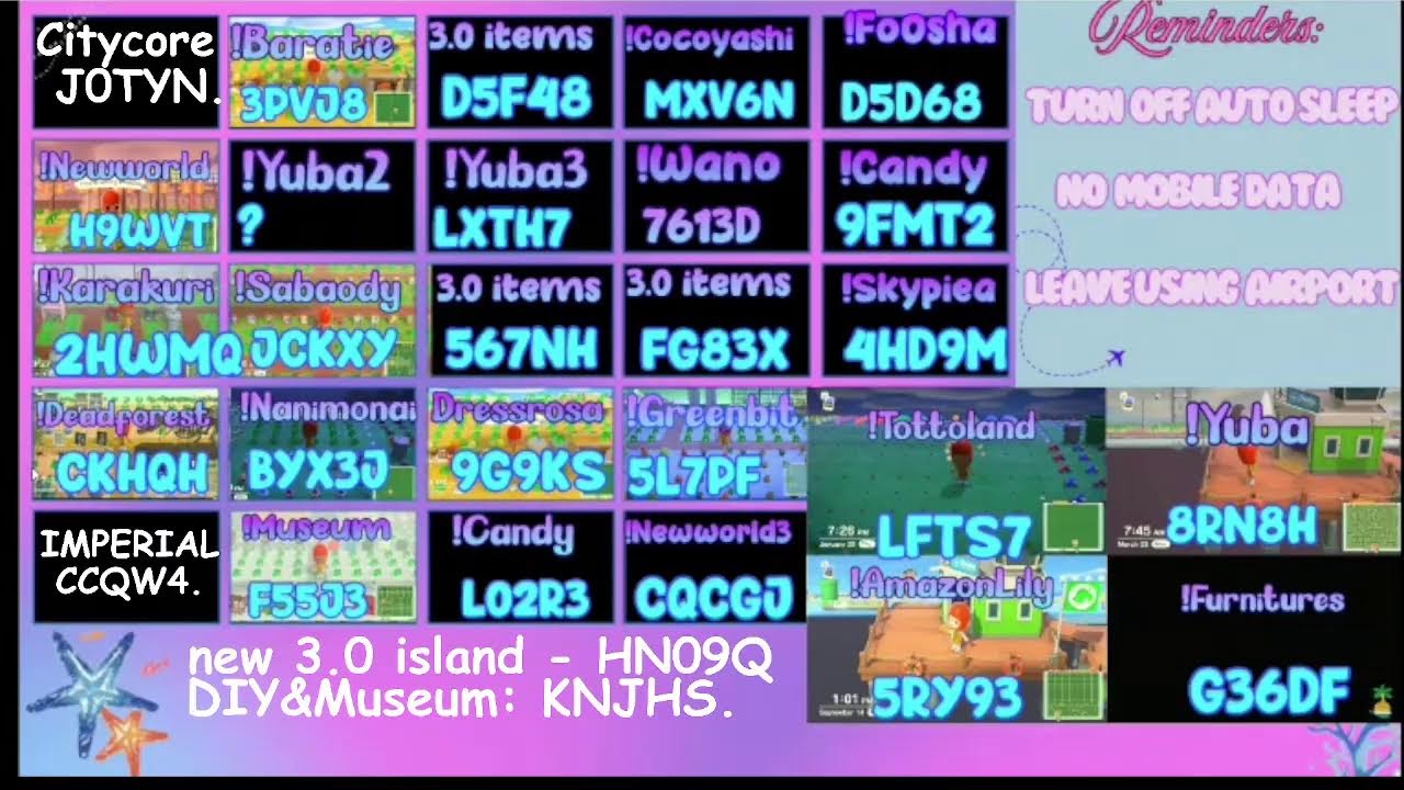 Treasure islands FREE for all  || Animal crossing New Horizons