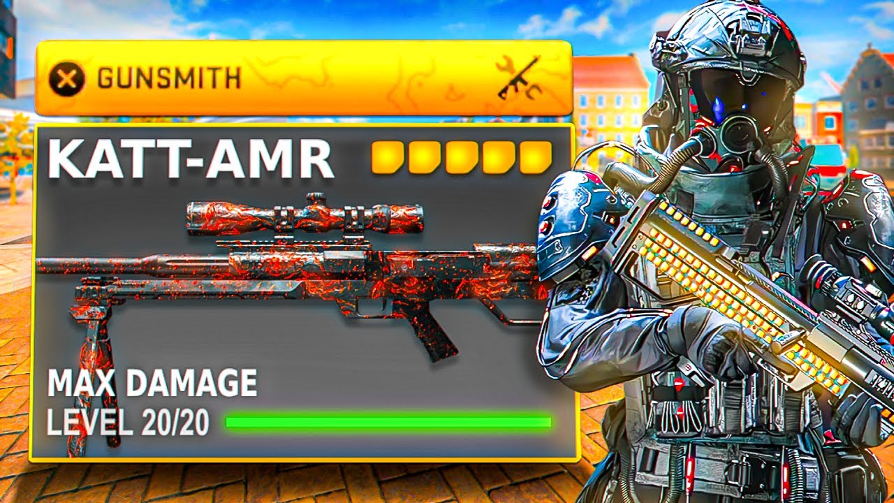the FASTEST ONE-SHOT KATT-AMR SNIPER CLASS SETUP in Warzone! (Modern Warfare 3)