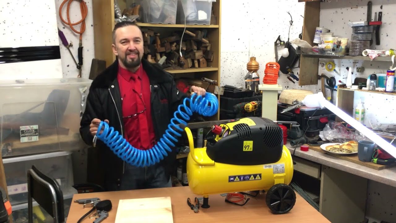 Jak zepsuć prezent od Mikołaja? - unboxing kompresora  Stanley C7CN404STN052 24l bezolejowy
