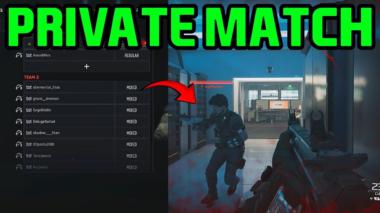 Как создать частный матч в BLACK OPS 7