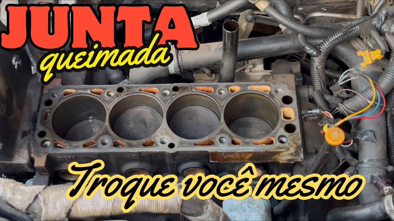 Troca junta cabeçote /filtro de óleo /ponto do motor /regulagem tensor de correia / Montana gm corsa