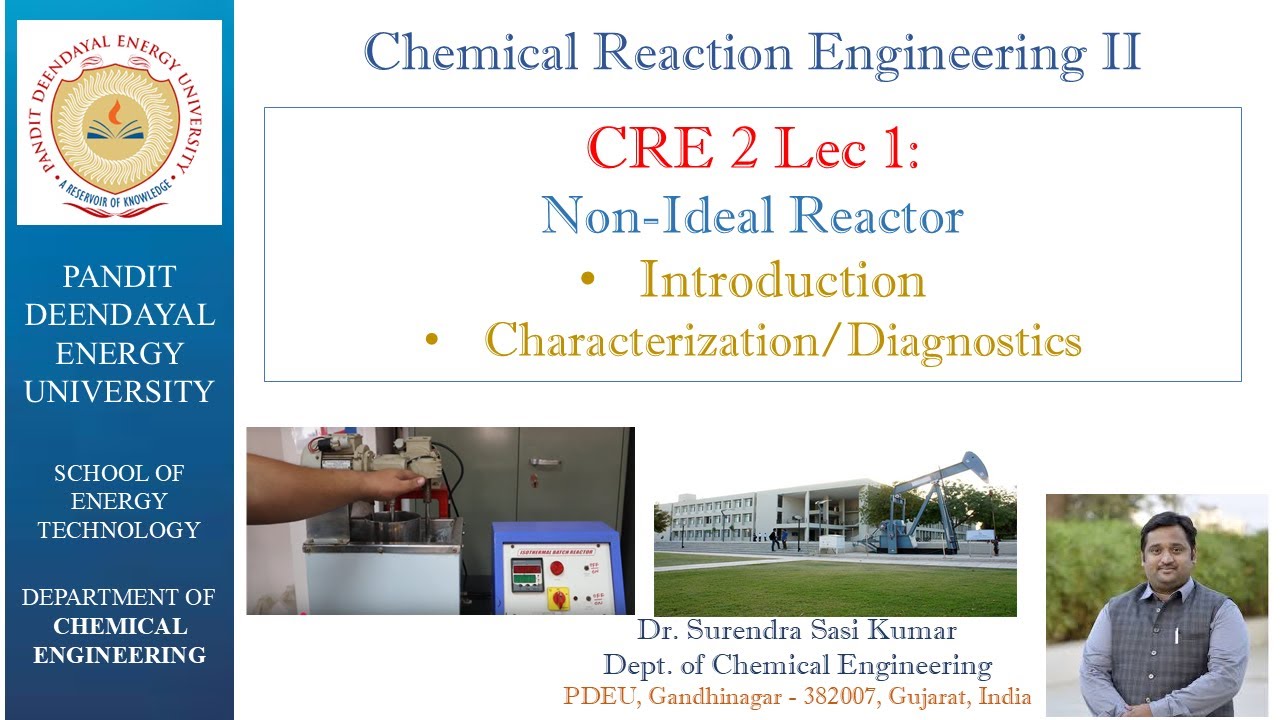 CRE2 Lec1: Введение в неидеальные реакторы (Технология химических реакций 2)