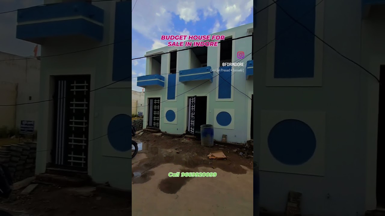 Budget Row House for sale | House in Indore | Row House  #home #dreamflat #houseforsale