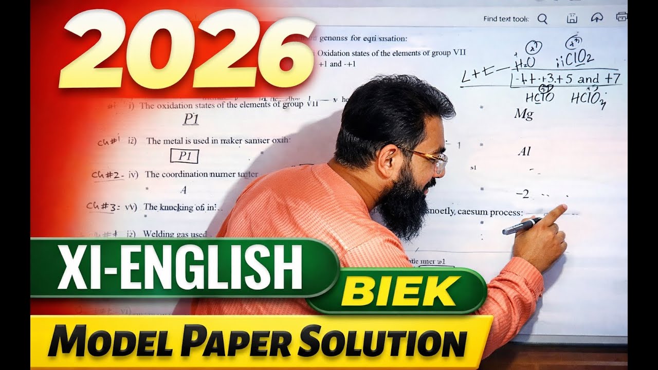 XI-English-2026 (Model Paper Explained)
