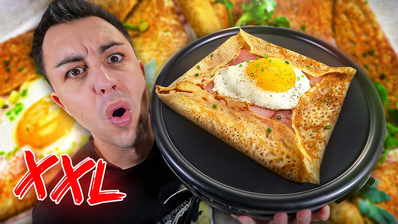 Je teste une MACHINE À CRÊPES XXL à 50 Euros ! (Top 5 Recettes)