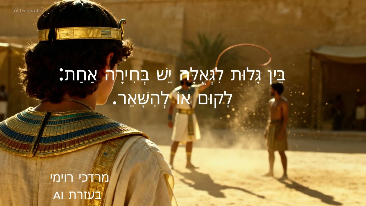 סיכום פרשת שמות בשירה. מאת מרדכי רוימי בעזרת AI.