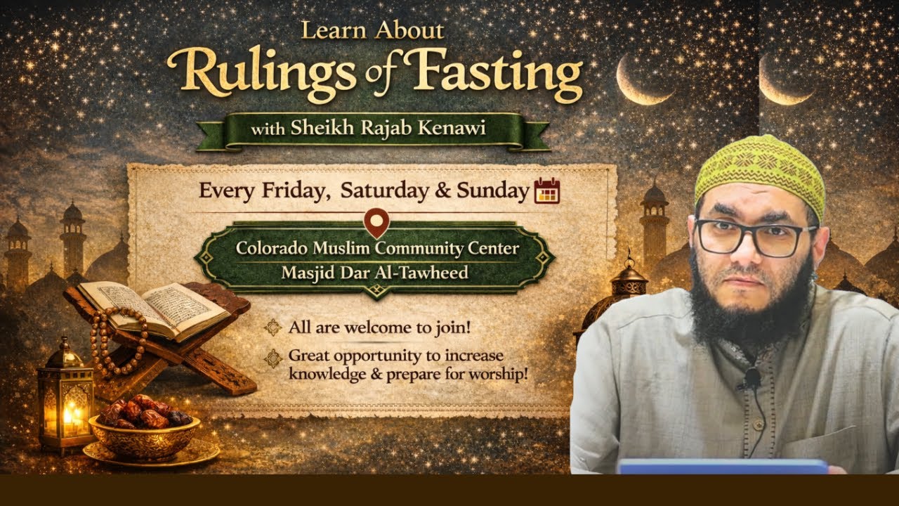 Rulings of Fasting Be Ready for Ramadan Shaykh Rajab Kenawi