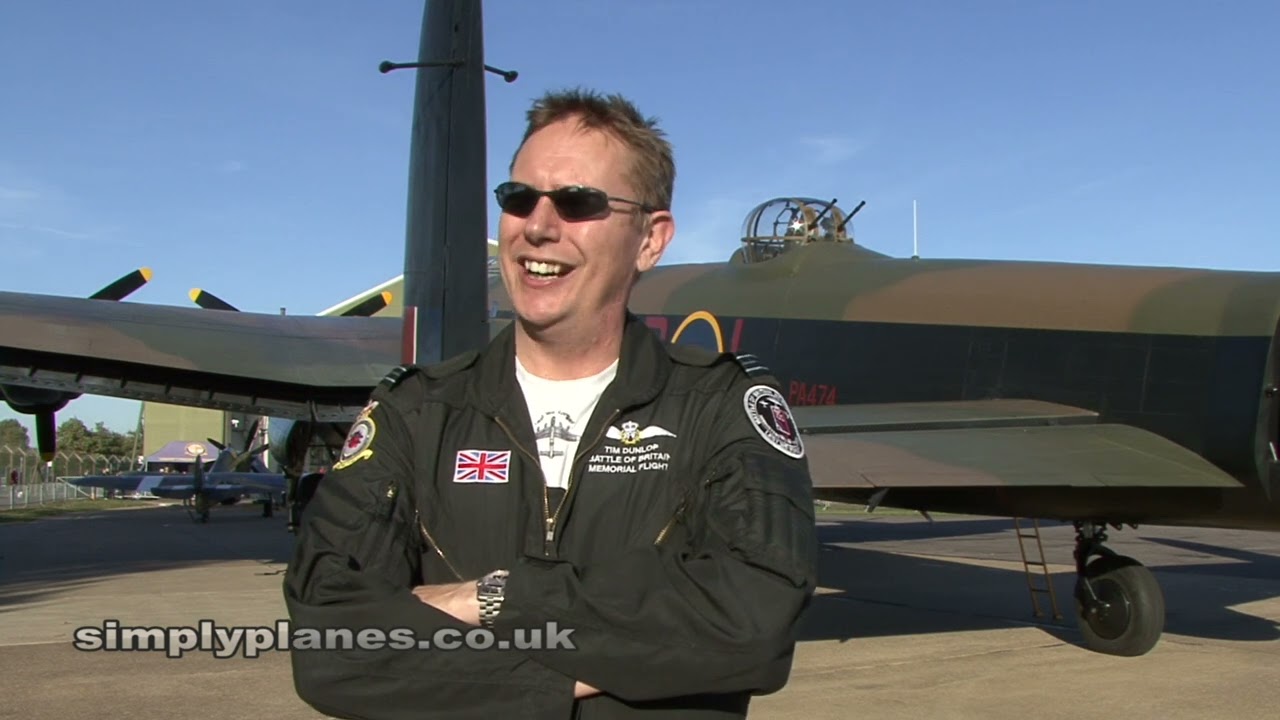 Flt Lt Tim Dunlop, final Lancaster flight 2018