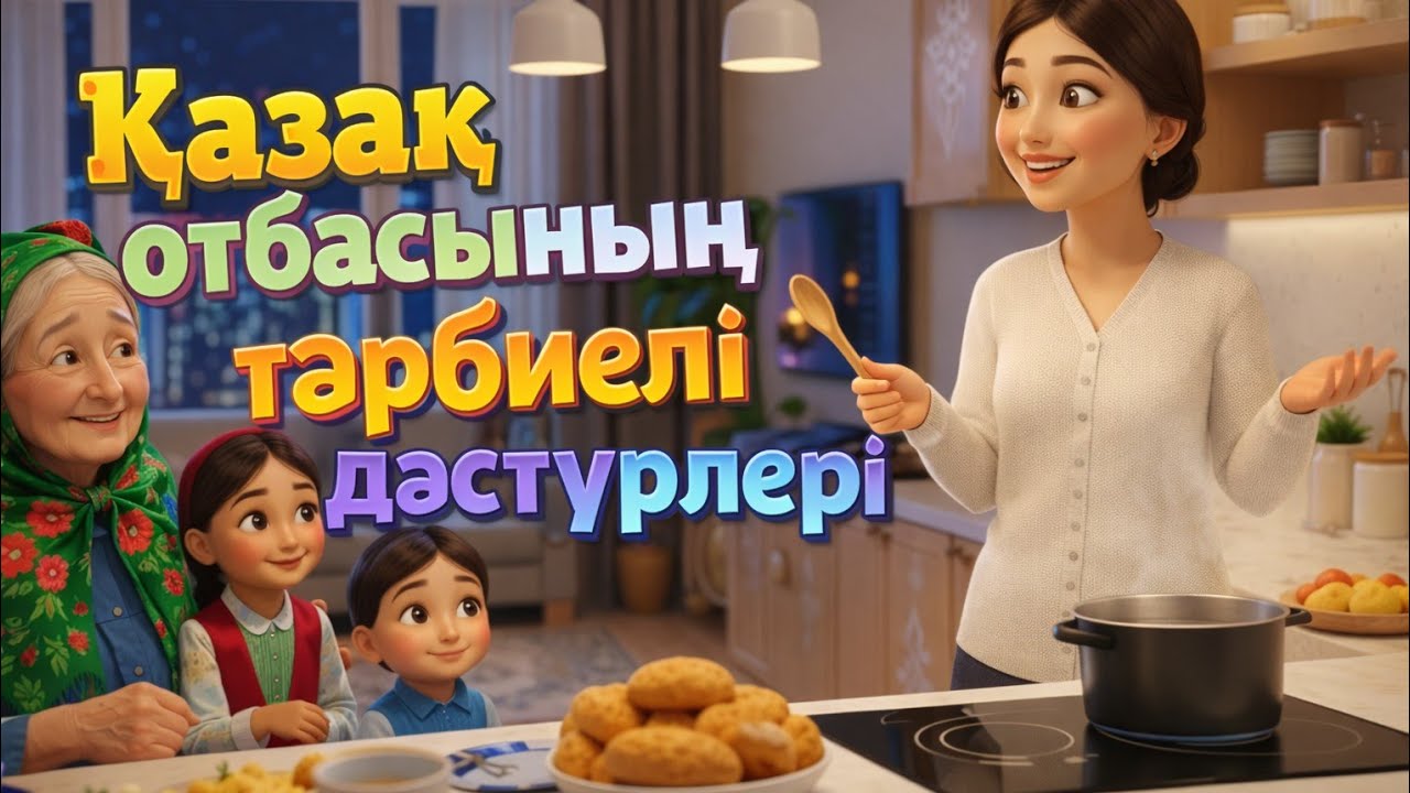 «Отбасыңмен бірге ішкен ас – ең берекелі ас»#әже#тәрбие#family#video#3danimation #3dмультфильм