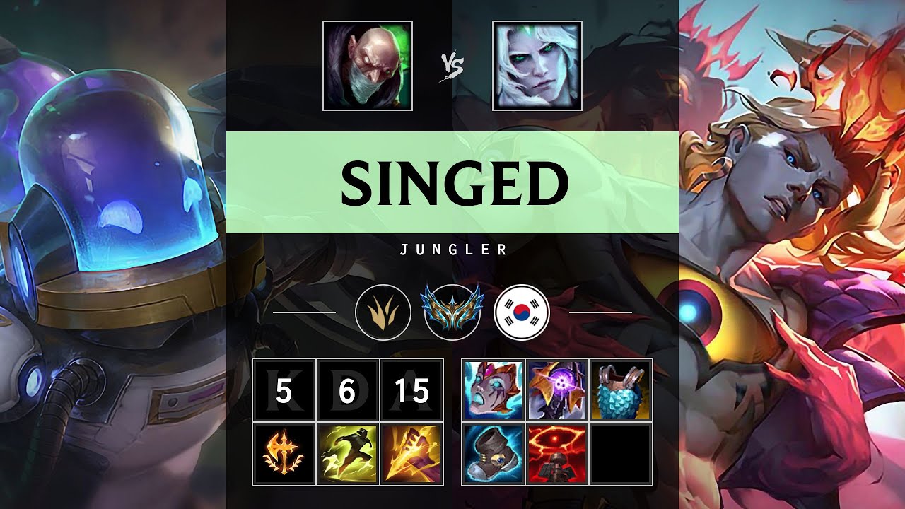 Singed Jungle vs Viego - KR Challenger Patch 25.21