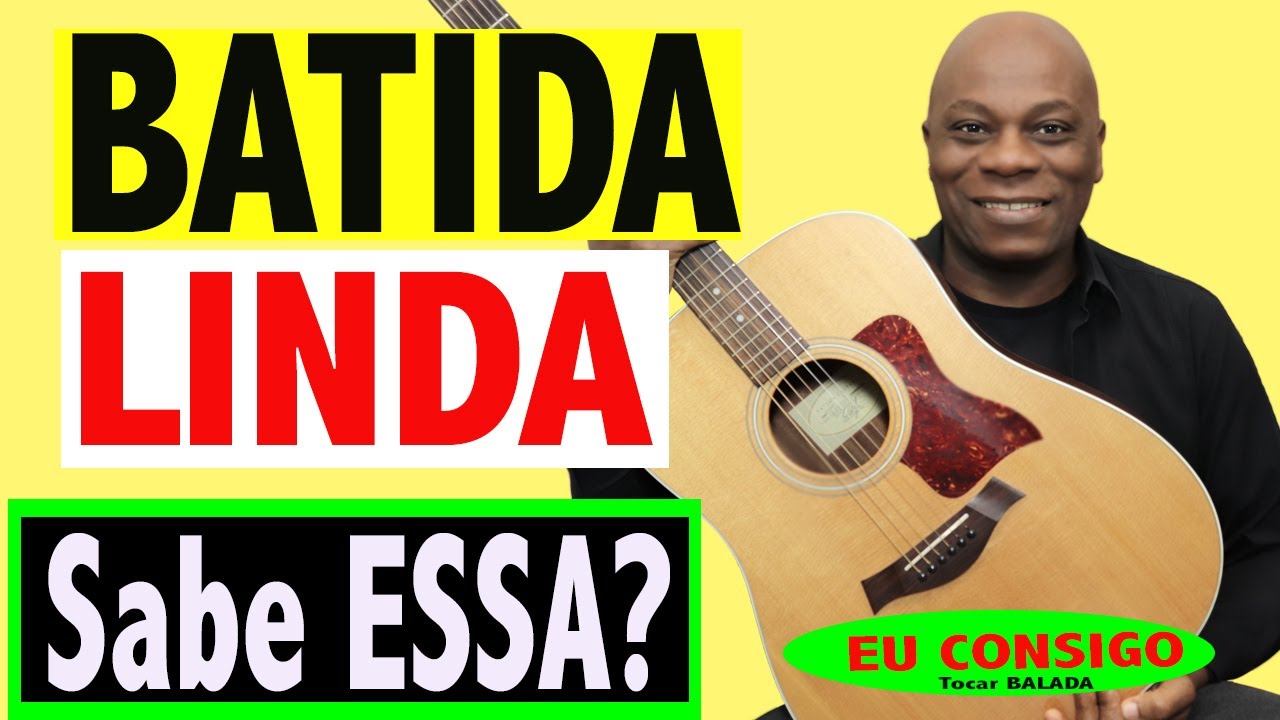 ✅ BALADA NO VIOLÃO! BATIDA LINDA [AULA DE VIOLÃO🎸] COMO TOCAR ESSE RITMO EM DEDILHADO E BATIDO?