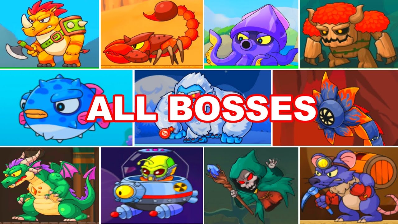 Barry World Adventure - All Bosses | Beating ALL BOSSES