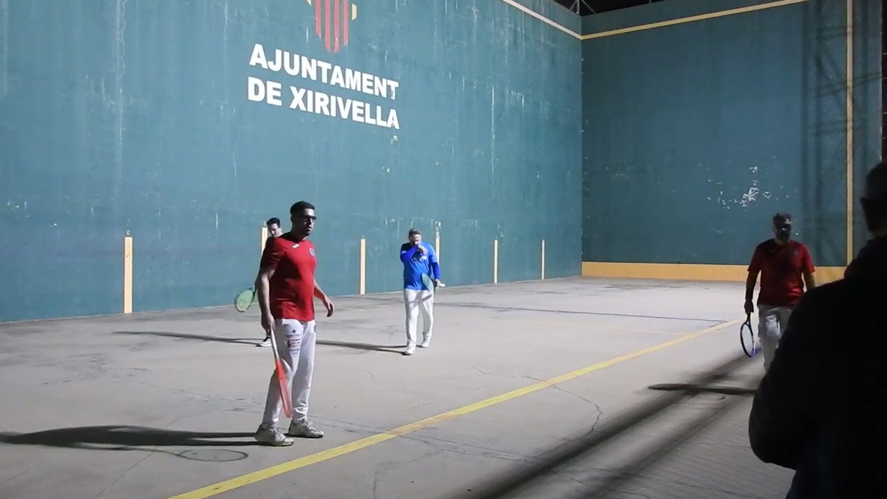 Frontenis Valencia  liga 1ªDv  Z1  Chirivella B- Cheste C (12-3-26) Ivan- Carlos L.  3er set