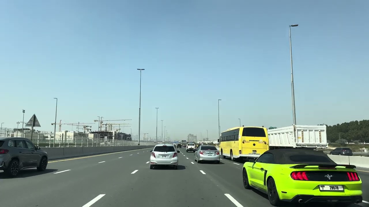 Dubai Outsource Zone to Satwa 🚗 4K Timelapse Drive | Dubai POV City Drive #DriveDubai 25/02/ 2026