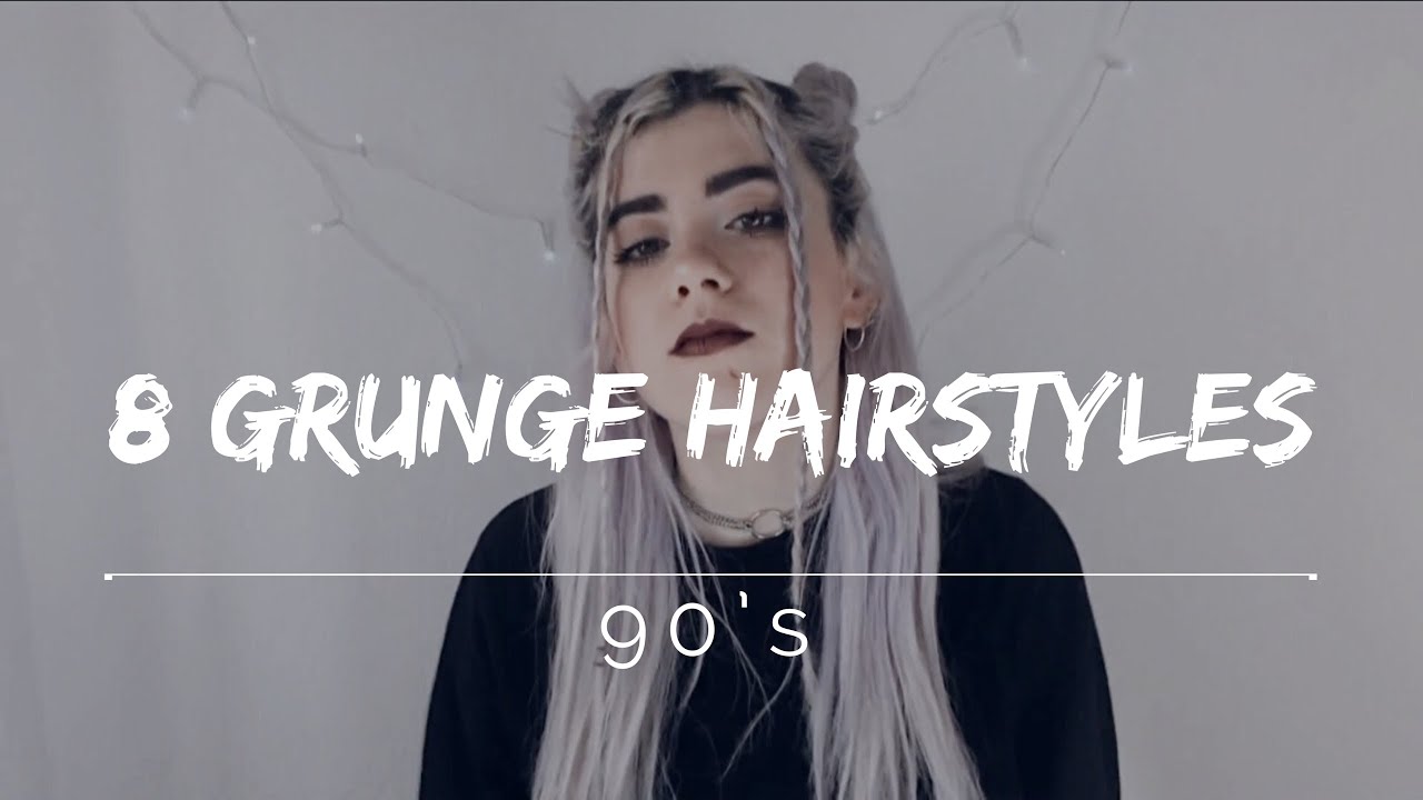 8 GRUNGE HAIRSTYLES - 90's | Andrea Vegas