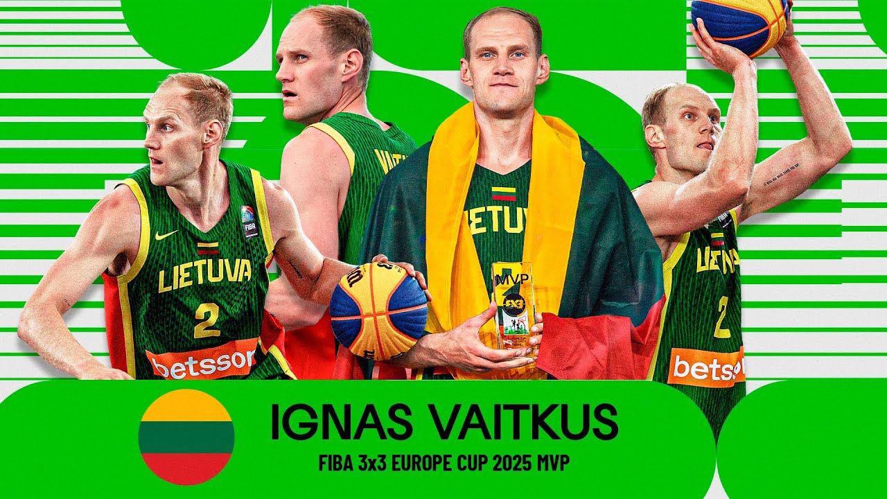 Ignas Vaitkus 🇱🇹 | Mixtape | FIBA 3x3 Europe Cup 2025 🔥