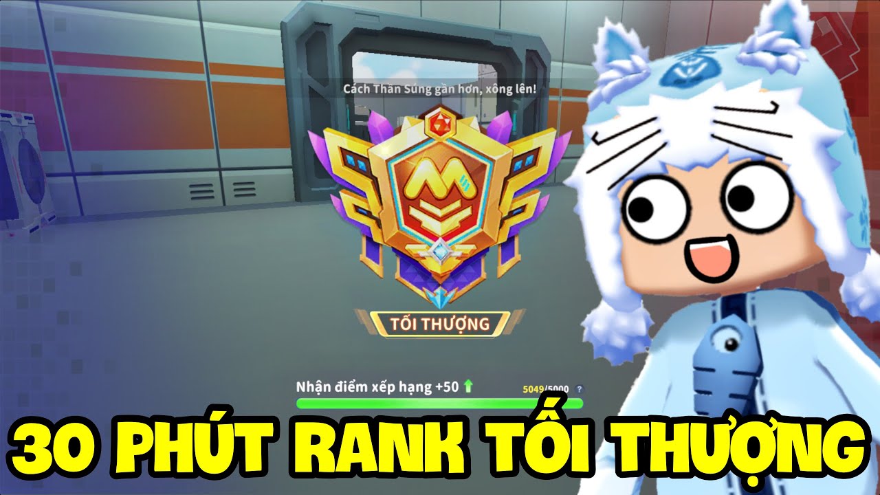 THỬ THÁCH LEO RANK TỐI THƯỢNG CAO NHẤT TRONG MINI WORLD ROYALE | MEOWPEO TV