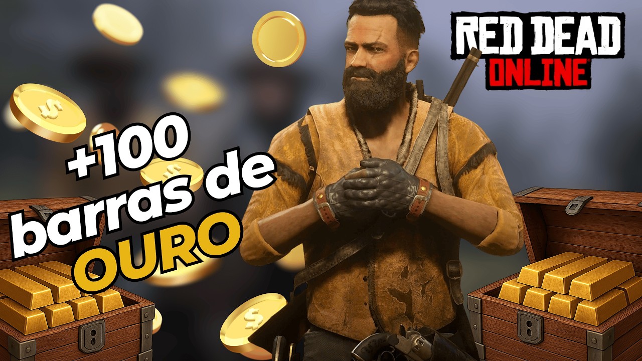 RED DEAD REDEMPTION 2 ONLINE: COMO GANHAR +110 BARRAS DE OURO NA NOVA ATUALIZAÇÃO