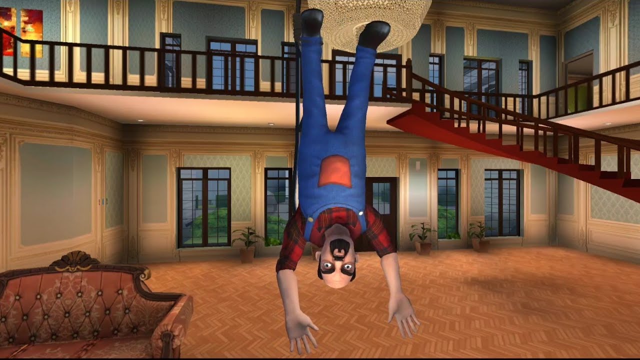 Scary Stranger 3D Gameplay Upside Down Level