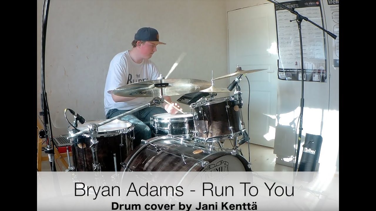 Bryan Adams - Run To You (Drum cover)