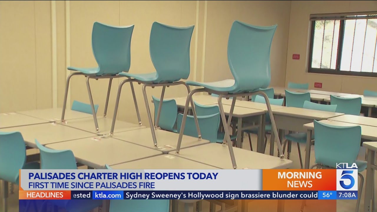 &lsquo;Ready to start again&rsquo;: Palisades High reopens after devastating fire