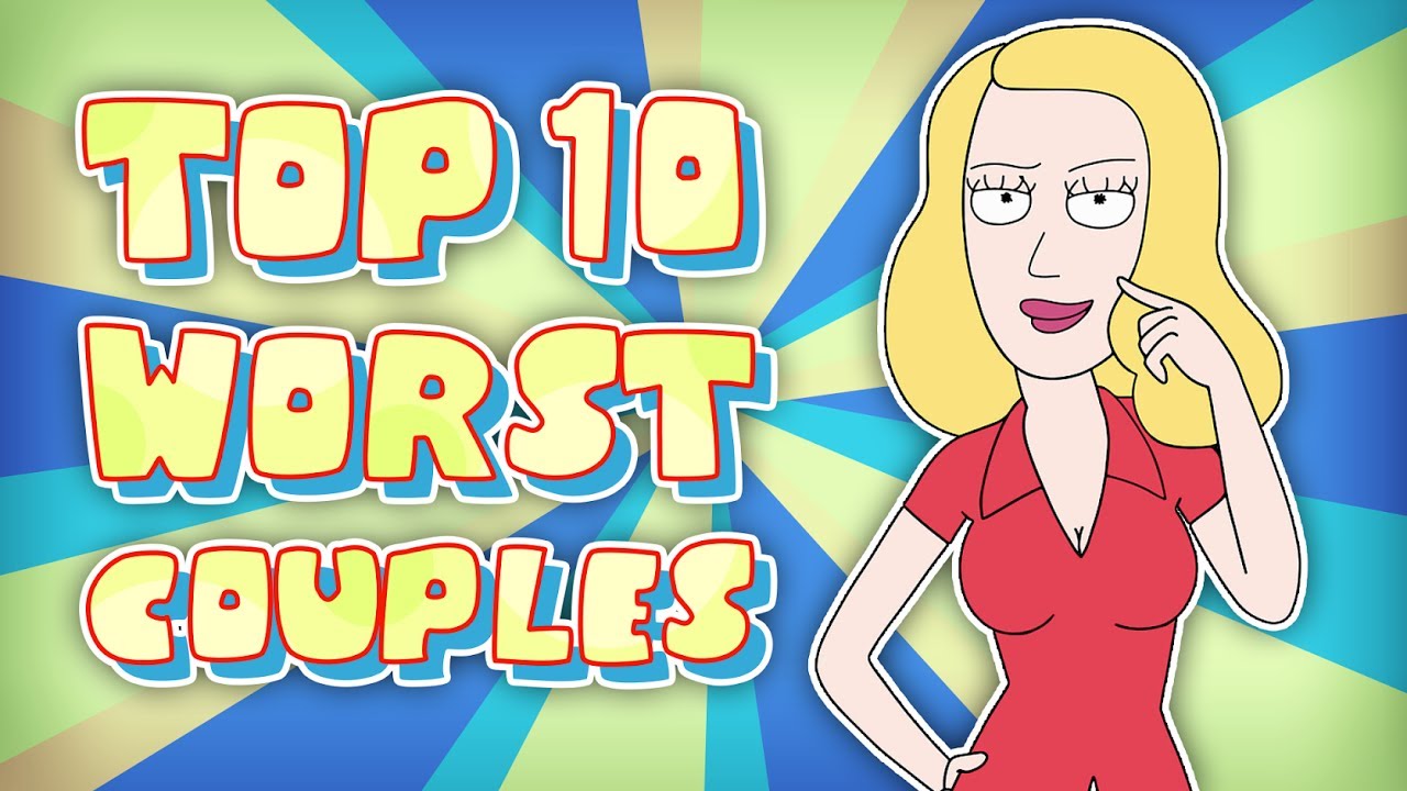 Top 10 WORST Cartoon Couples
