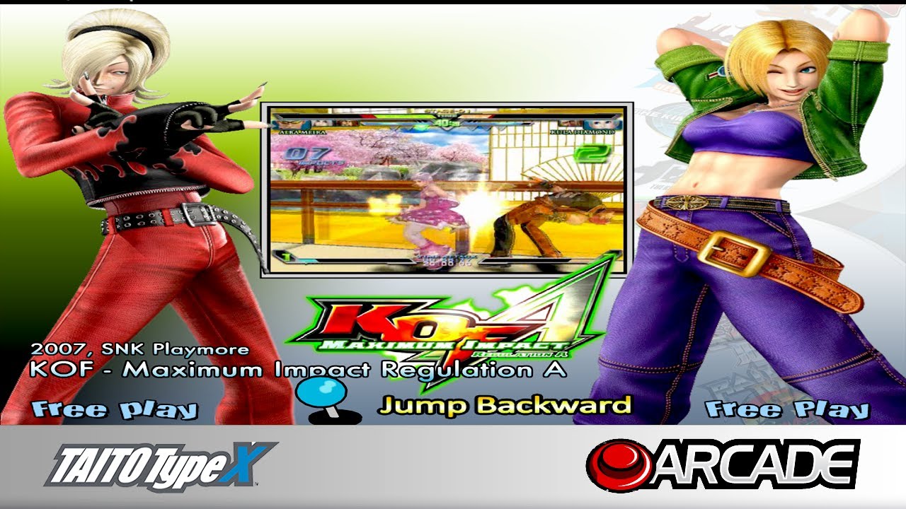 Taito Type X - The King Of Fighters Maximum Impact Regulation A 1080p