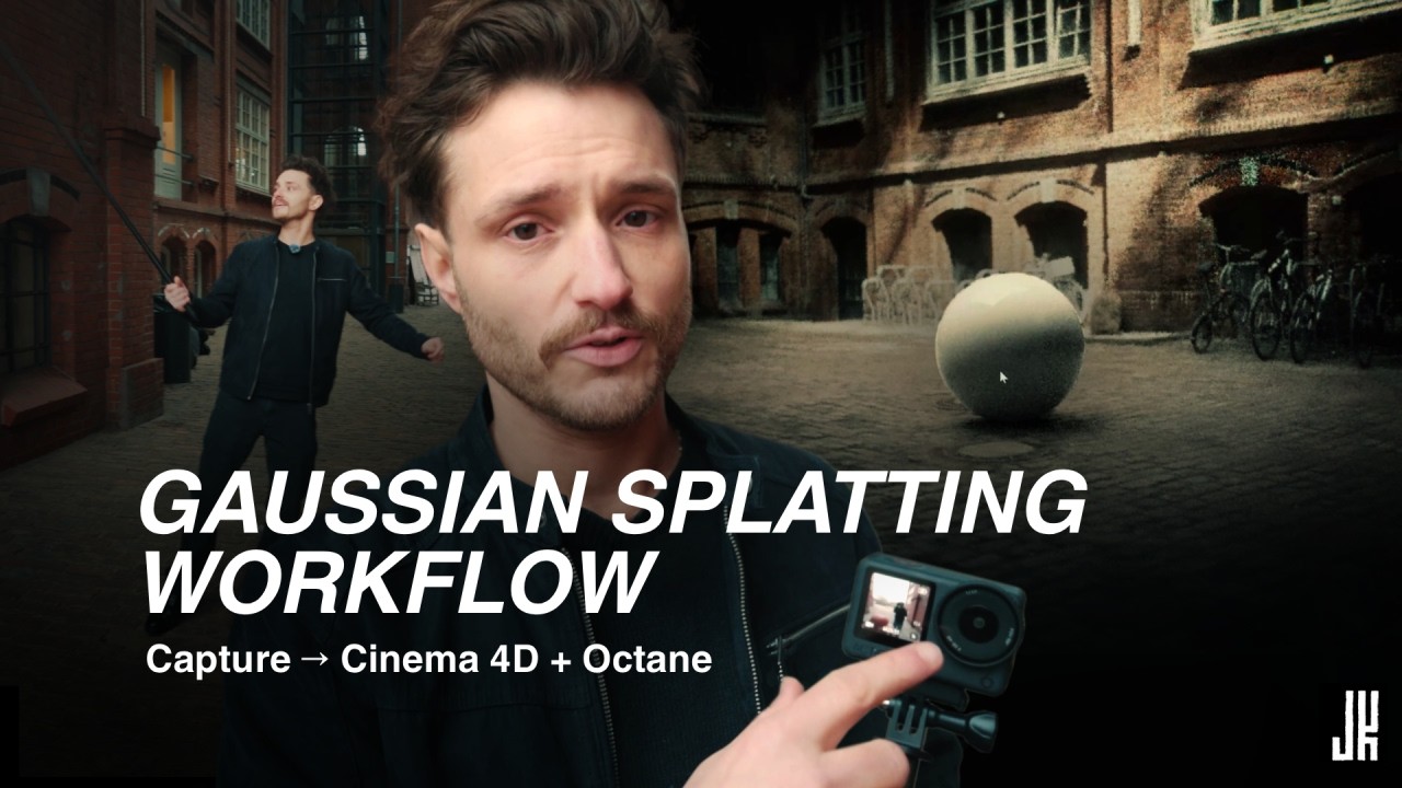 Gaussian Splatting Full Pipeline From Location Scan to Cinema 4D + Octane