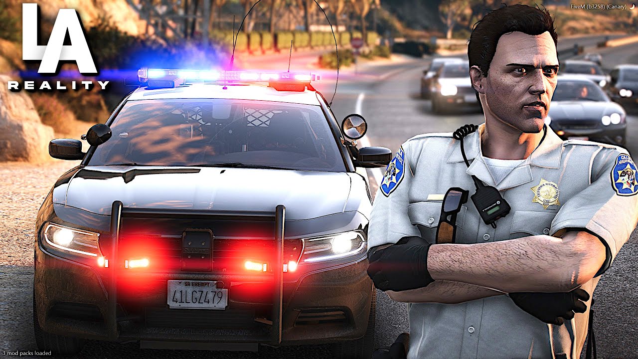 Catching Speeders! CHP Patrol - LA Reality RP