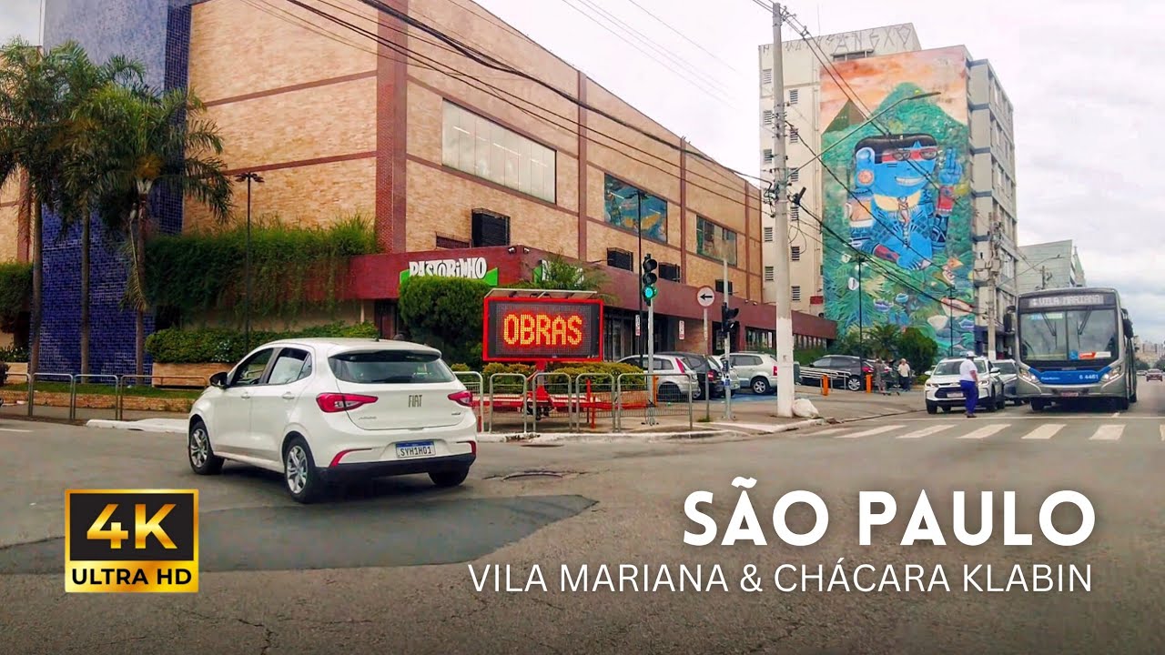 Vila Mariana até a Chácara Klabin, São Paulo 4K