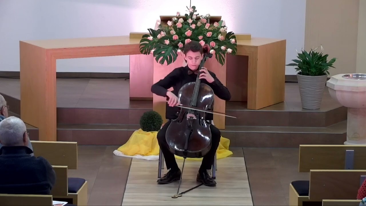 J.S. Bach, Suite Nr. 2 für Violoncello solo, BWV 1008 (d-Moll) Prélude