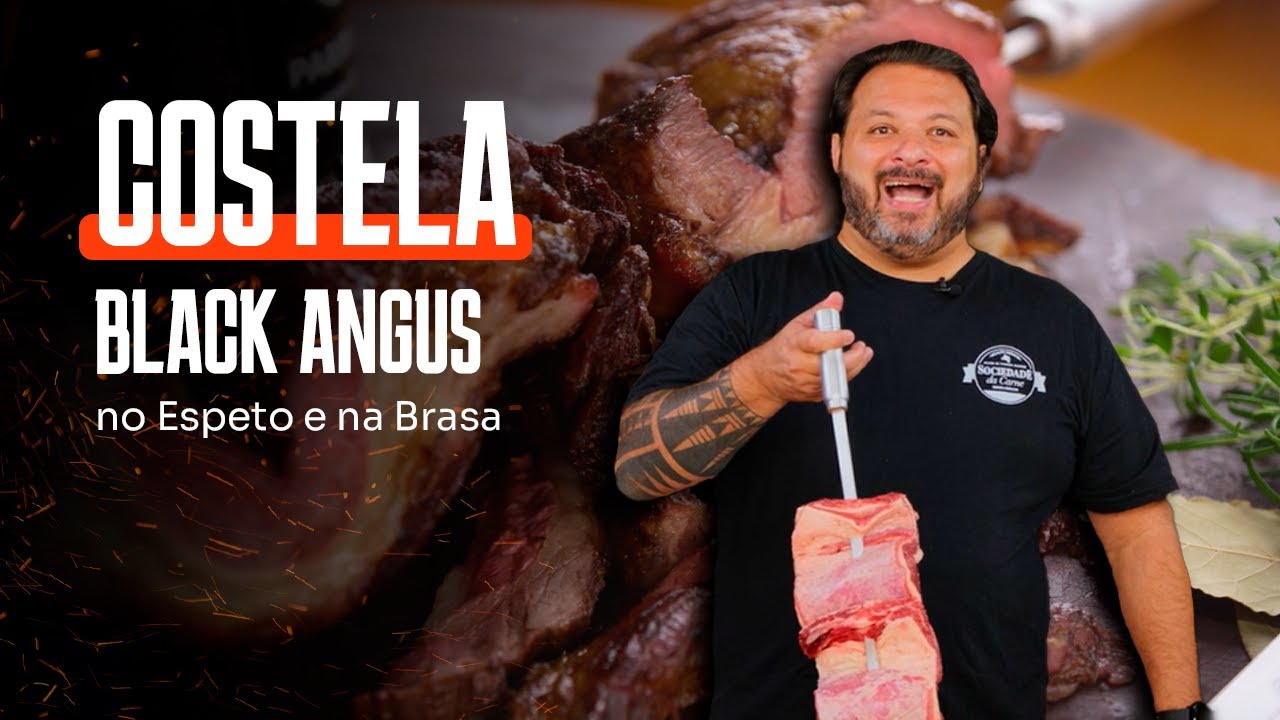 Costela Black Angus no Espeto | Sociedade da Carne