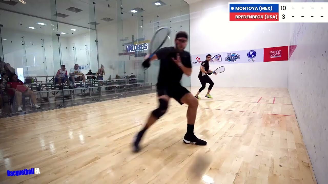 Racquetball Highlights R  MONTOYA MEX VS J  BREDENBECK USA 2024 │ FINAL MEN'S SINGLES