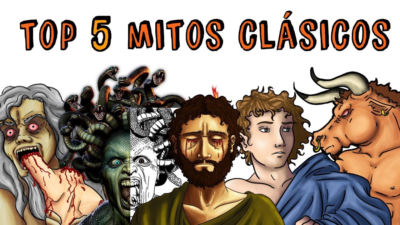 TOP 5 MITOS Y LEYENDAS CL&Aacute;SICAS CRONOS MINOTAURO PROMETEO MEDUSA  | Draw My Life