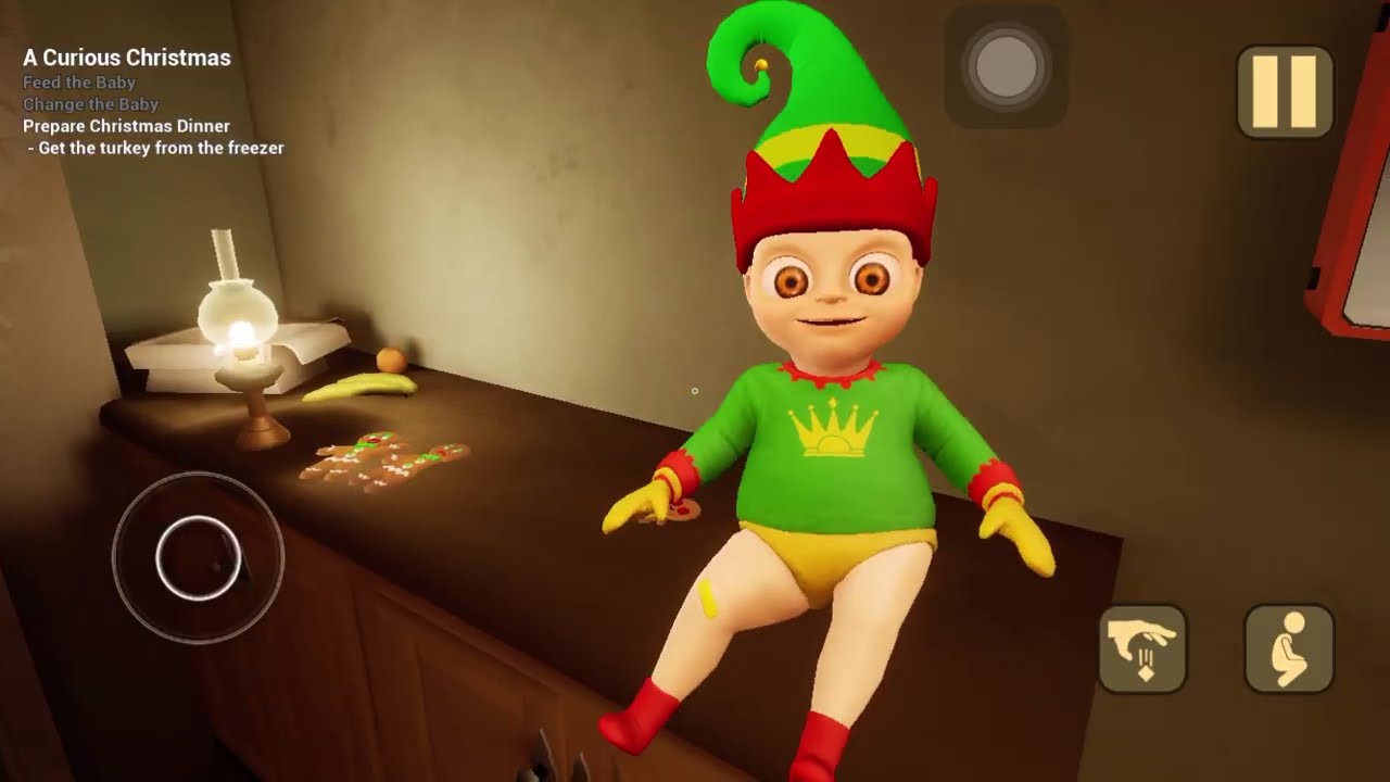 The baby in yellow A Curious Christmas🎄