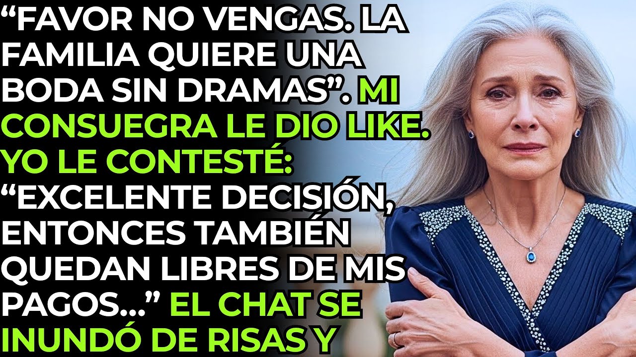 Mi Hija Escribió “No Vengas, Queremos Una Boda Sin Dramas”. Mi Consuegra Le Dio Like…
