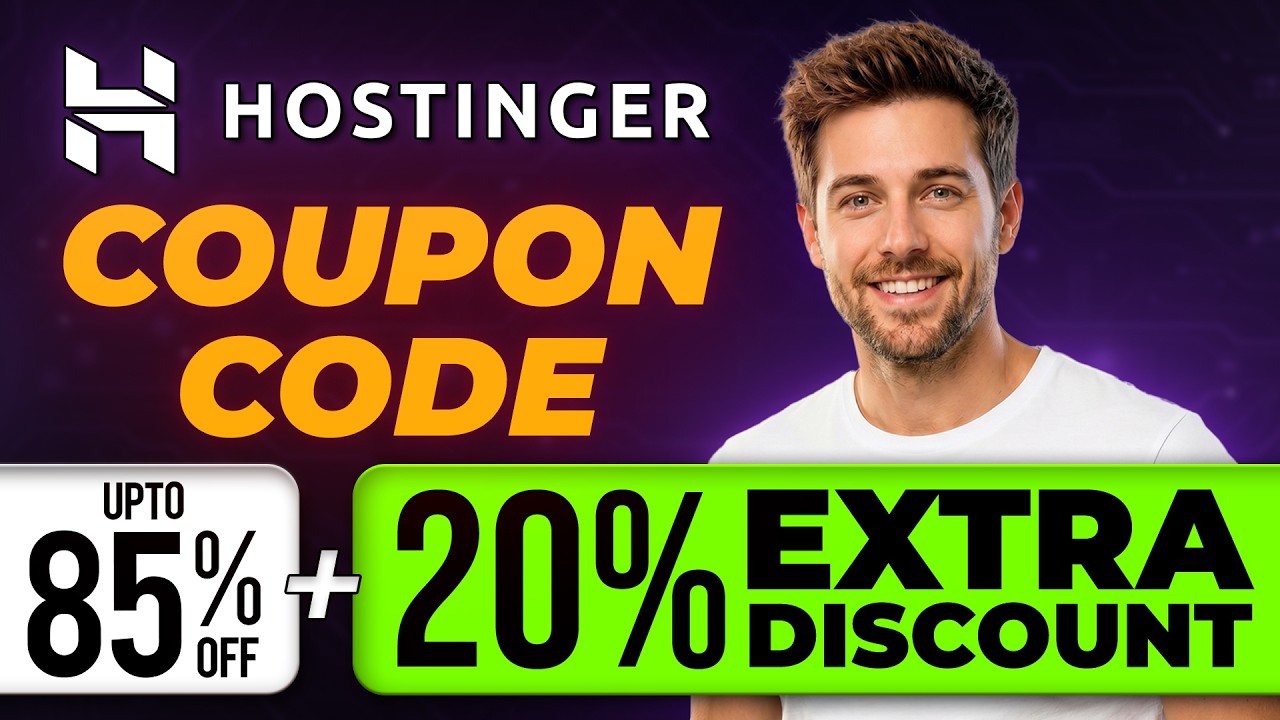 Hostinger Coupon Code 2026 | Hostinger Code Promo | 20% EXTRA Hostinger DISCOUNT Code