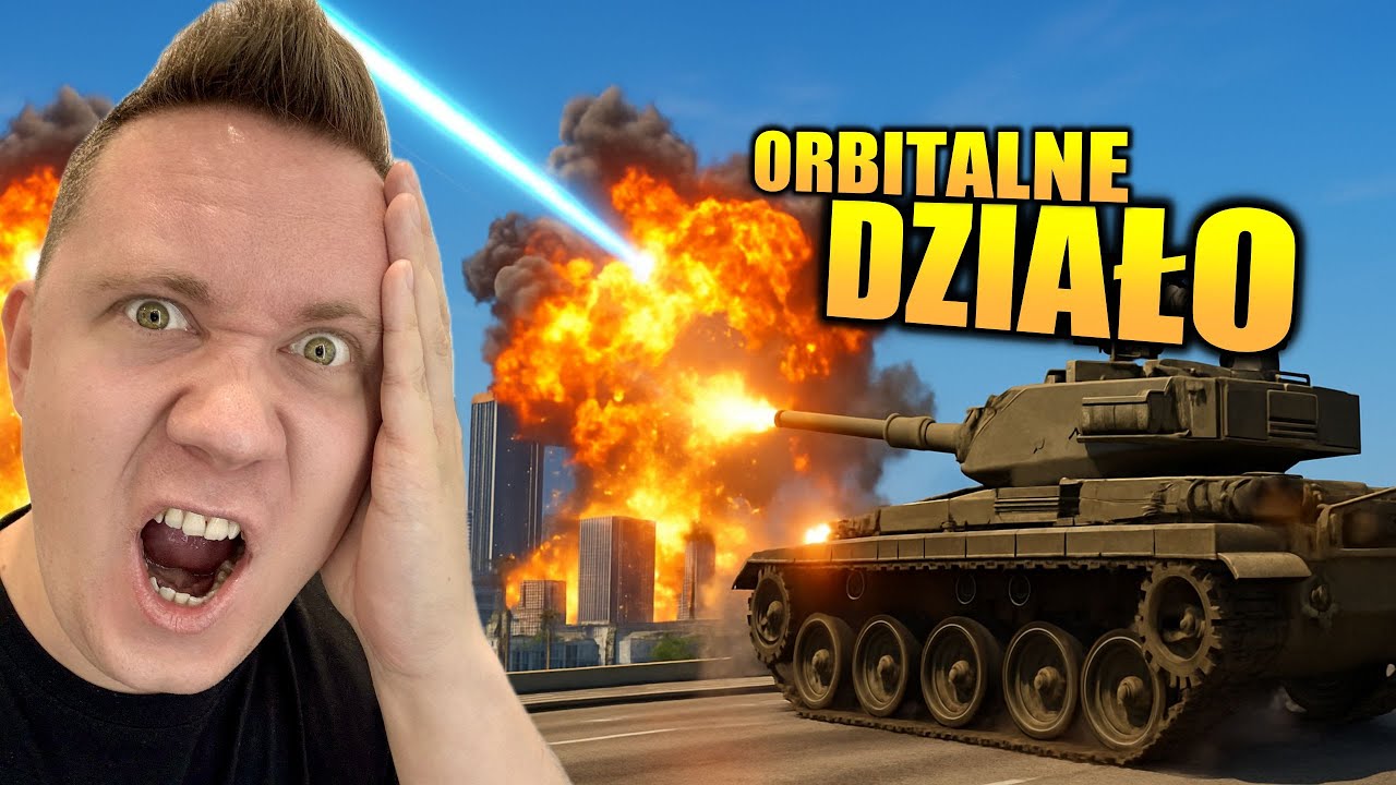 WOJNA w GTA 5 ONLINE! DZIAŁO Orbitalne, czołgi i SUPER żołnierze – miasta nie da się uratować?! 💣🔥