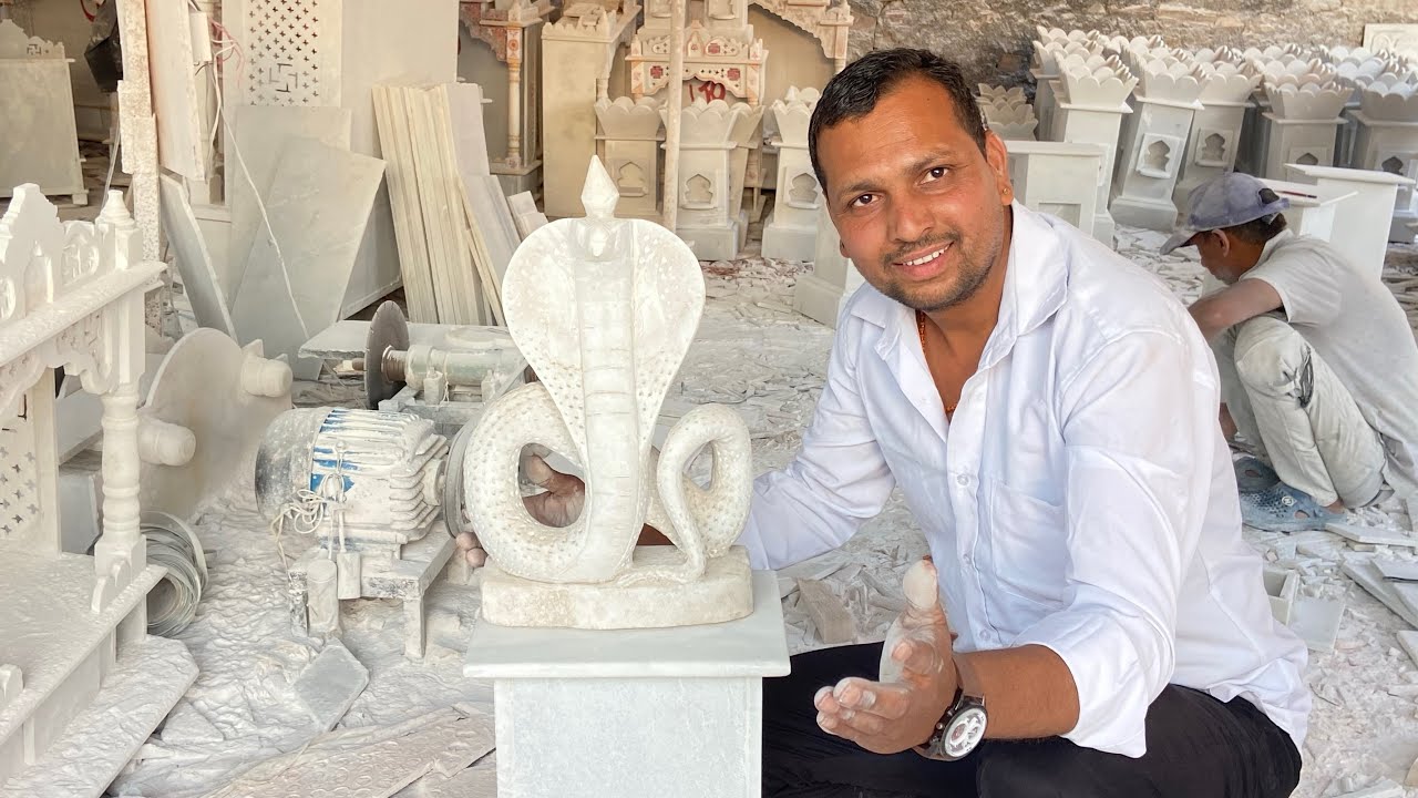 Marble ke nag devta ll Shree Balaji Handicrafts, Udaipur #marbel #handicrafts #homedecor #art 