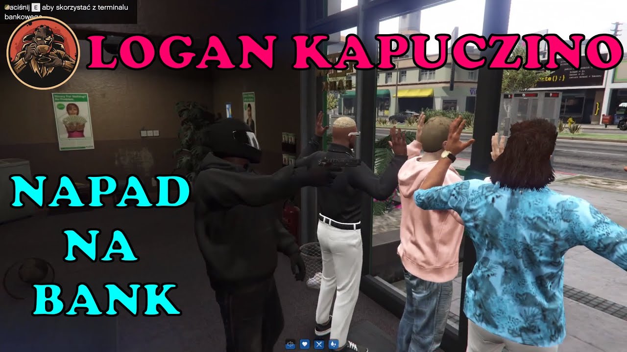 Paris Platynov | GTA RP Logan Kapuczino - NAPAD NA BANK