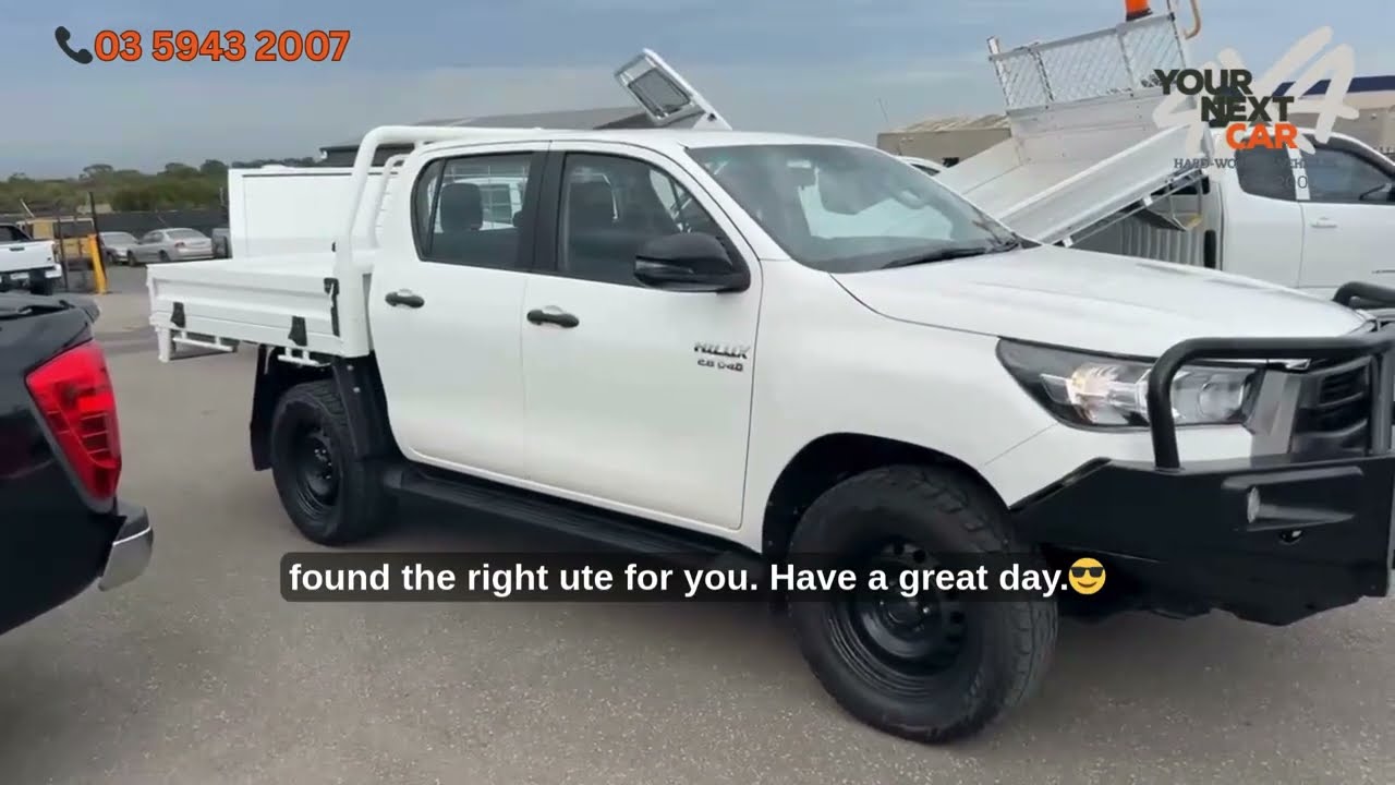 🚨 2022 Hilux SR 4x4 Dual Cab Auto Genuine Steel Tray For Sale 150kW 500Nm Under $45K Best 4WD Dealer
