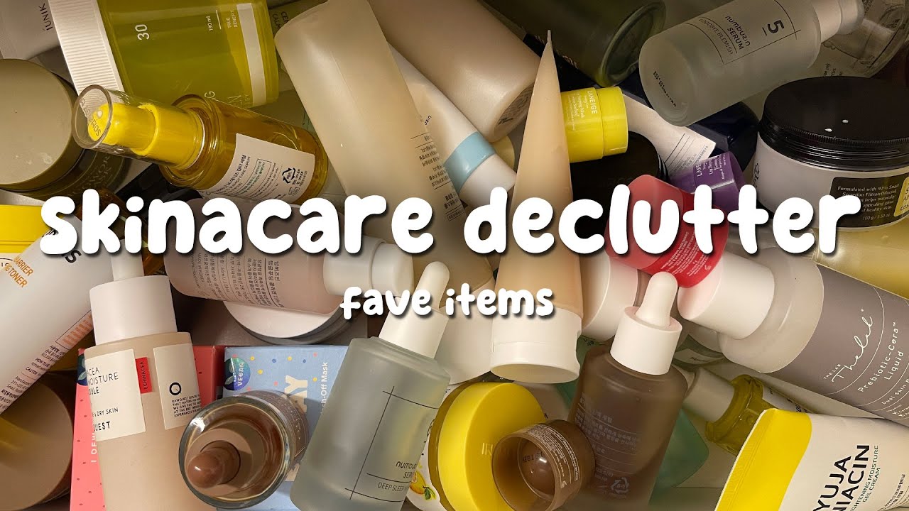 ORGANIZING & DECLUTTERING MY SKINCARE FROM YESSTYLE | SATISFYING CLEANING